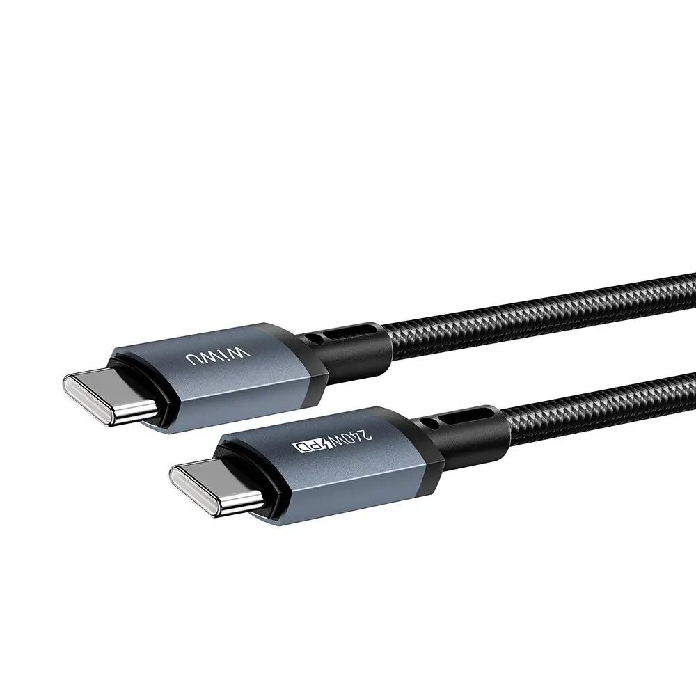 Wiwu Wi-C058 Titanlink Type-C to Type-C Şarj ve Data Kablosu, 240W 1.5 m