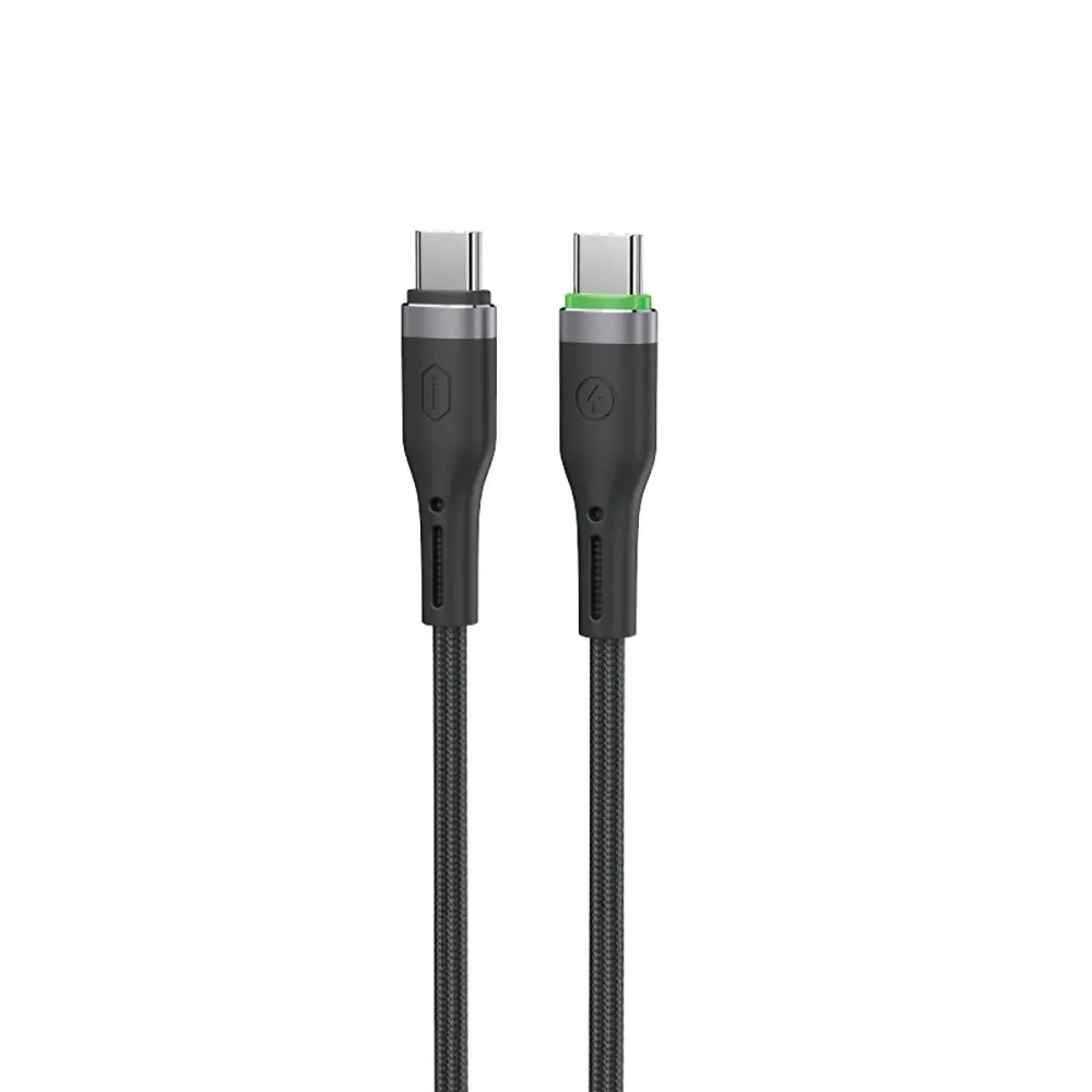Wiwu Wi-C069 OrginLink Type-C to Type-C 60W PD Şarj ve Data Kablosu, 1 m