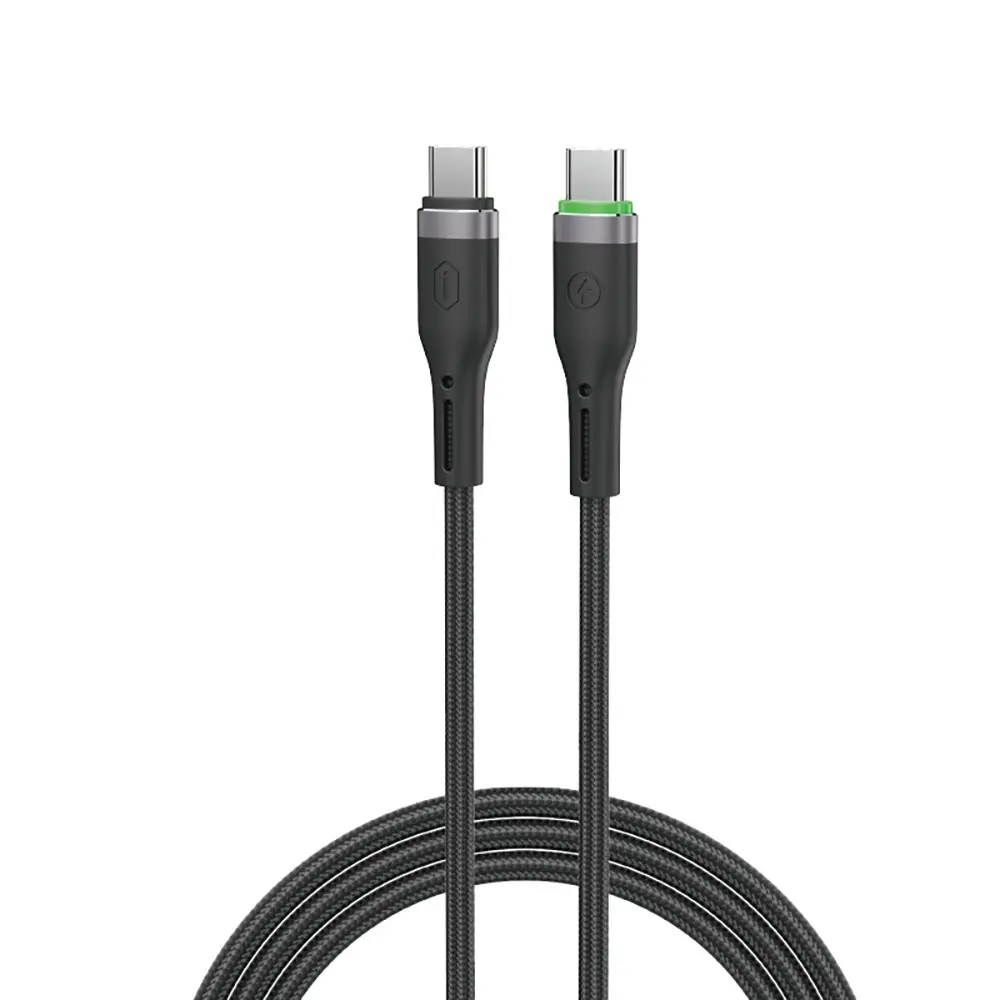 Wiwu Wi-C069 OrginLink Type-C to Type-C 60W PD Şarj ve Data Kablosu, 1 m