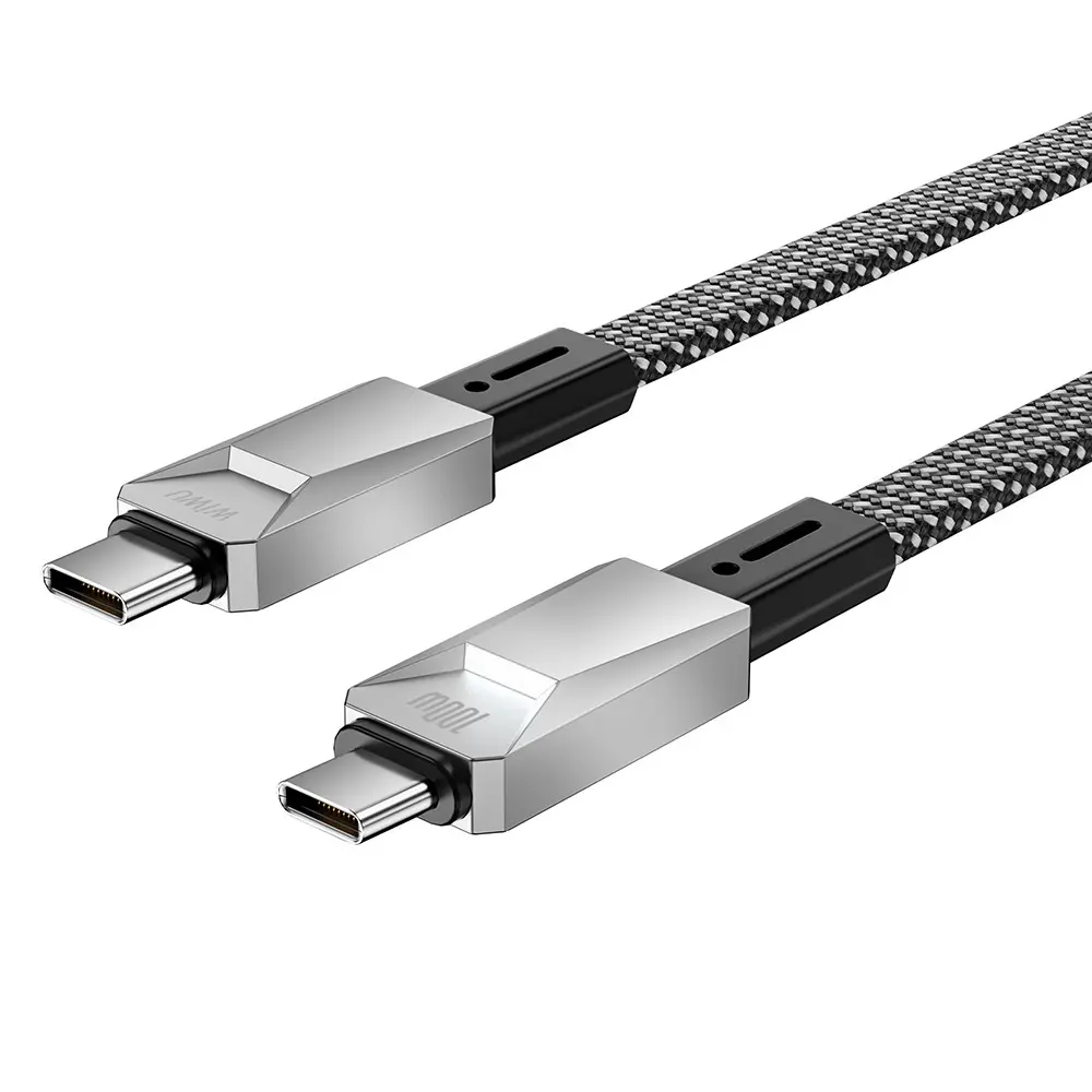 Wiwu Wi-C078 Cyberlink Type-C to Type-C 100W PD Şarj ve Data Kablosu, 1 m