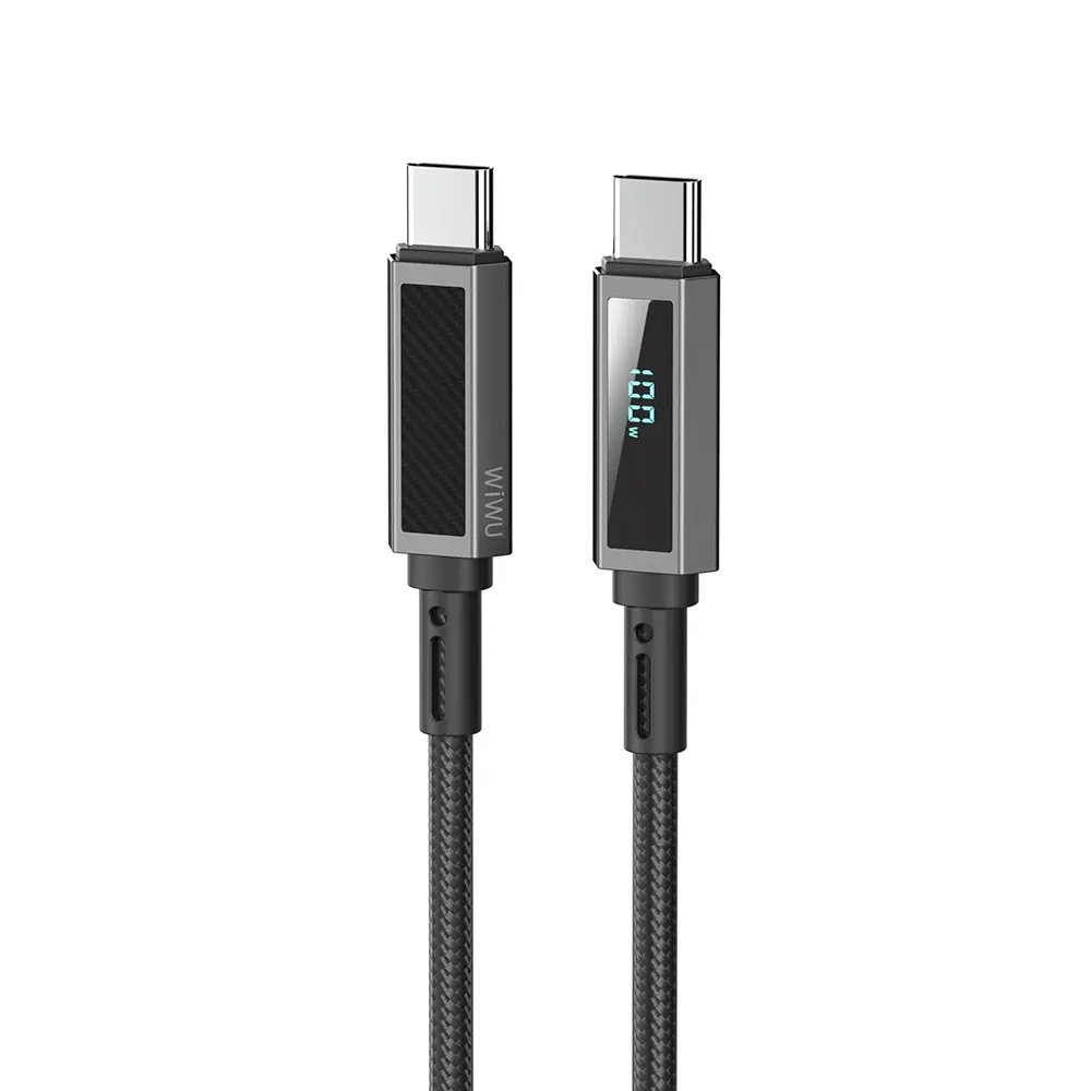 Wiwu Wi-C079 Warriors Type-C to Type-C 100W PD Şarj ve Data Kablosu, 1.2 m