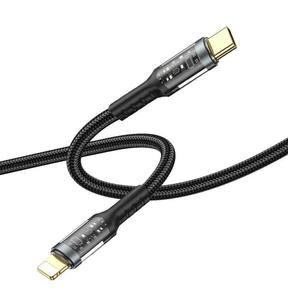 Wiwu Wi-C016 Geek Serisi Type-C to Lightning PD Data Kablo 30W 1.2 m