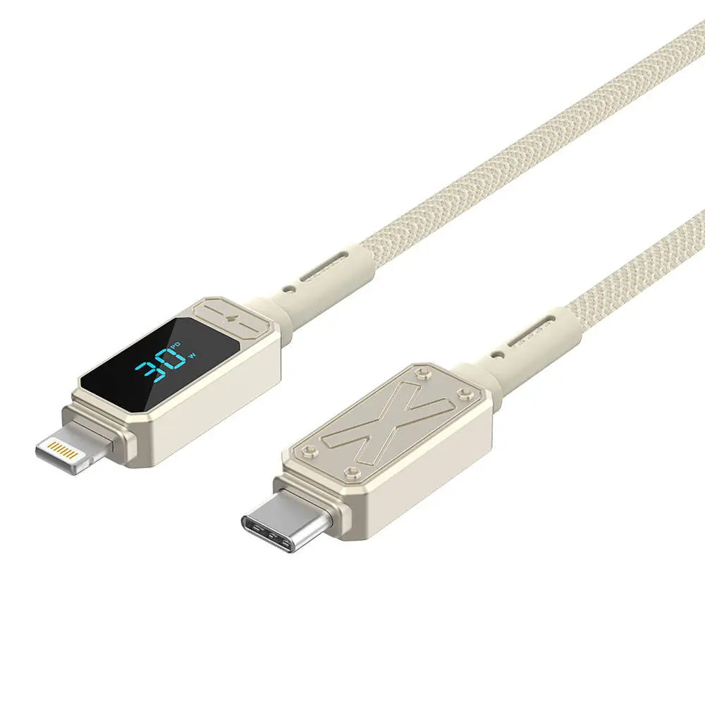 Wiwu Wi-C038 Titan Lightning to Type-C 30W PD Şarj ve Data Kablosu 1.2 m