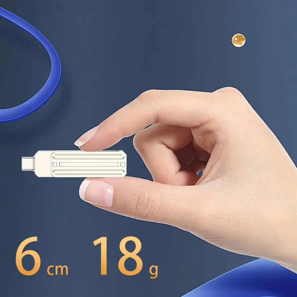 Wiwu Wi-FD001 3'ü 1 Arada USB 3.2 Flash Bellek, 64 GB, USB-A + Lightning + Type-C
