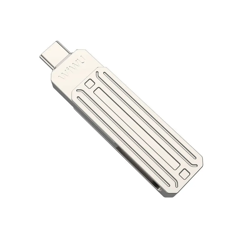 Wiwu Wi-FD001 3'ü 1 Arada USB 3.2 Flash Bellek, 64 GB, USB-A + Lightning + Type-C