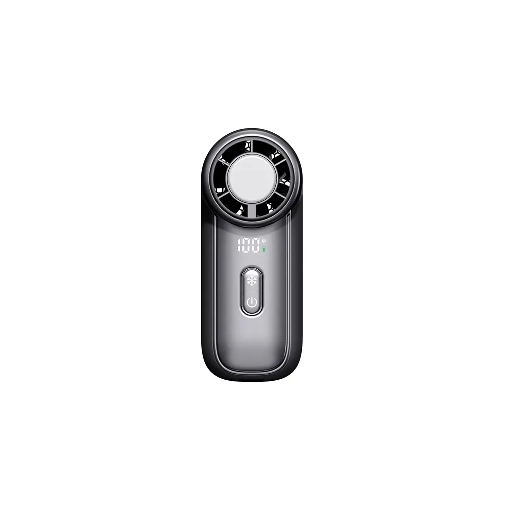 Wiwu Wi-FS018 Ice Core Mini Taşınabilir El Fanı, 100 Kademeli ve LED Göstergeli