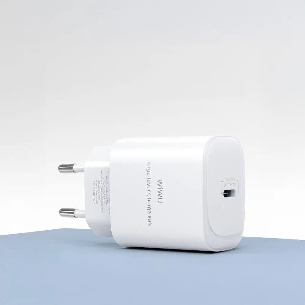 Wiwu Wi-G008 Essen GaN 30W PD Şarj Adaptörü ve Type-C Kablo Seti