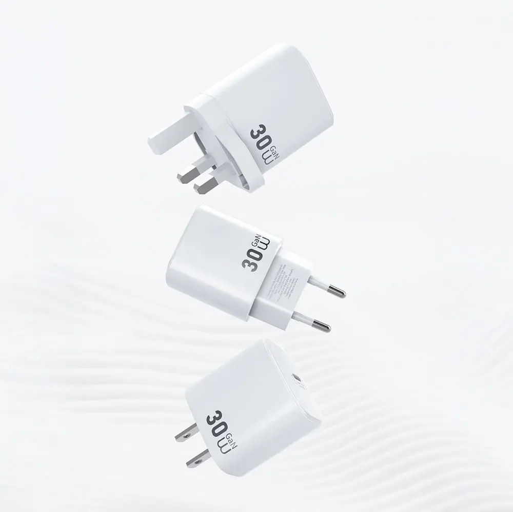Wiwu Wi-G008 Essen GaN 30W PD Hızlı Şarj Adaptörü, Type-C