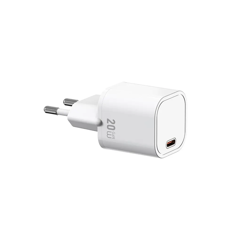 Wiwu Wi-G014 Cube GaN 20W USB-C PD Mini Şarj Adaptörü