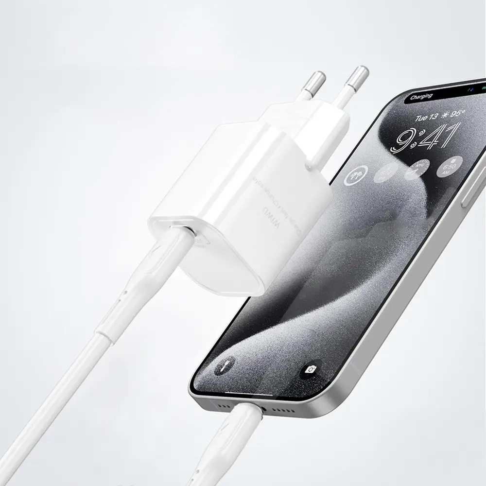 Wiwu Wi-G014 Cube GaN 20W USB-C PD Mini Şarj Adaptörü