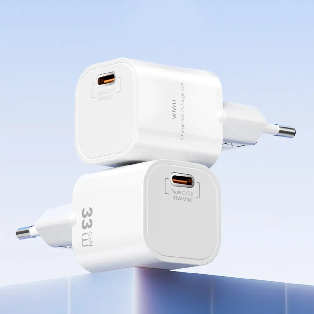 Wiwu Wi-G015 Cube GaN 33W PD Type-C Mini Şarj Adaptörü