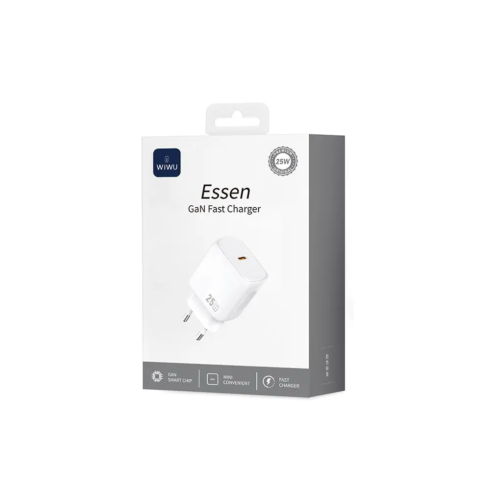 Wiwu Wi-G016 Essen GaN 25W Type-C PD Şarj Adaptörü
