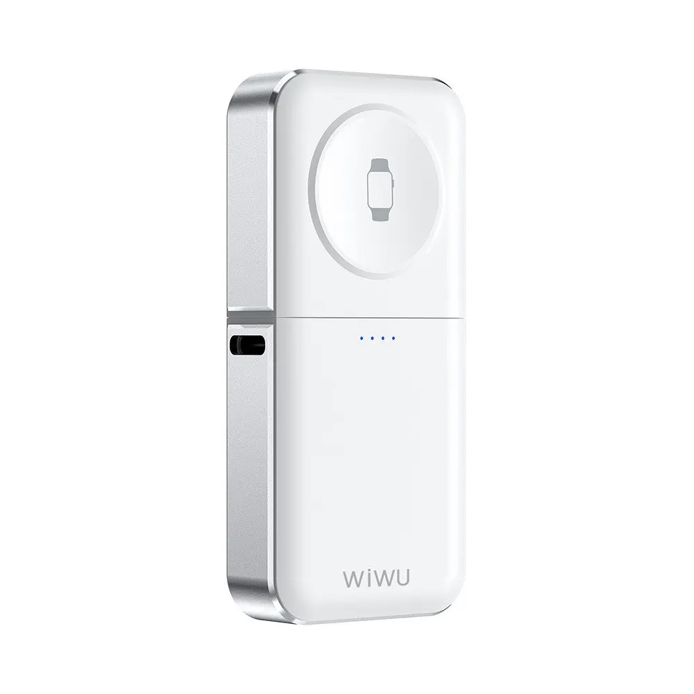 Wiwu Wi-M21 Elf Serisi 3'ü 1 Arada Mini Kablosuz Powerbank, 1100 mAh