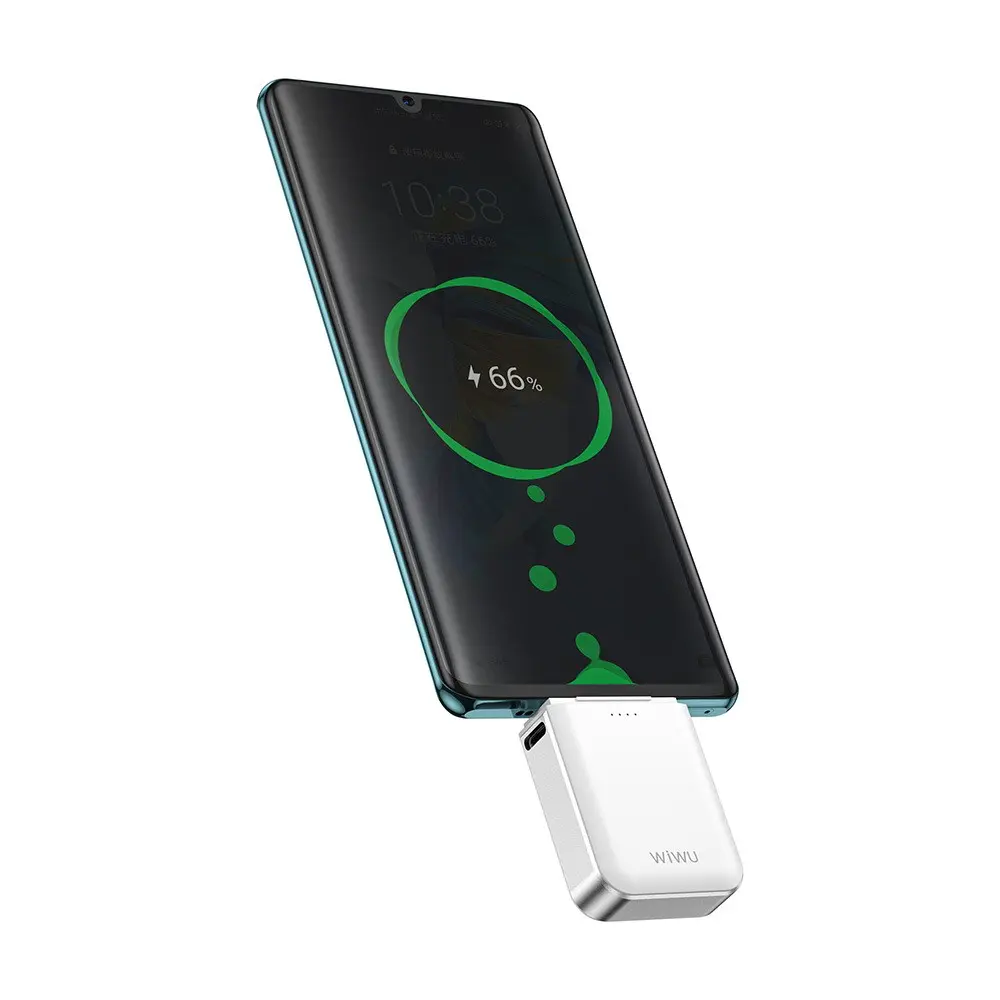 Wiwu Wi-M21 Elf Serisi 3'ü 1 Arada Mini Kablosuz Powerbank, 1100 mAh
