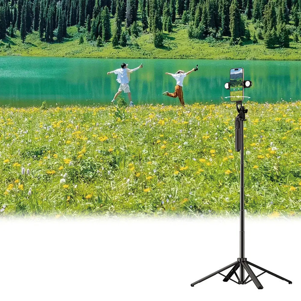 Wiwu Wi-SE012 Işıklı Teleskopik Tripod ve Selfie Çubuğu