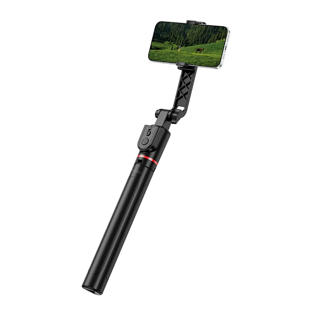 Wiwu Wi-SE015 Dolgu Işıklı Teleskopik Tripod ve Selfie Çubuğu