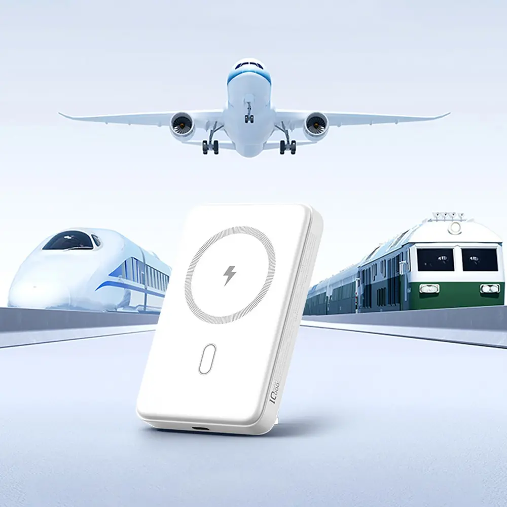 Wiwu Wi-P043 MagSafe Uyumlu Standlı Kablosuz Powerbank, 10.000 mAh 15 W