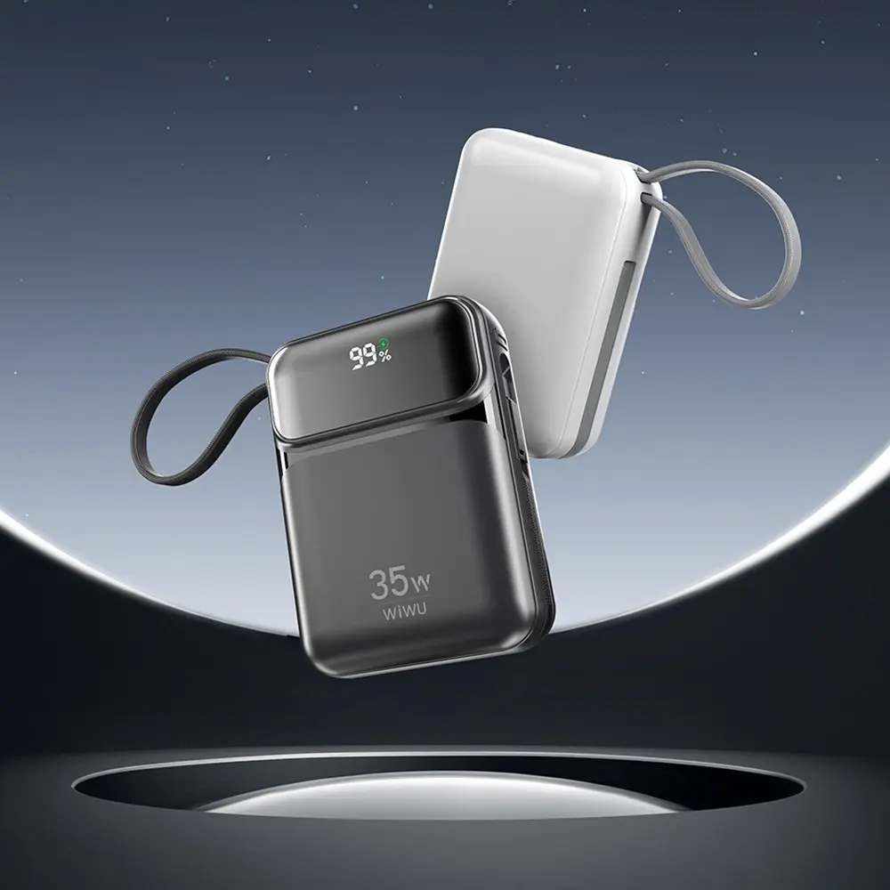 Wiwu Wi-P052 Galaxy Serisi Type-C Lightning Çıkışlı Taşınabilir Powerbank PD 35W 10000mAh