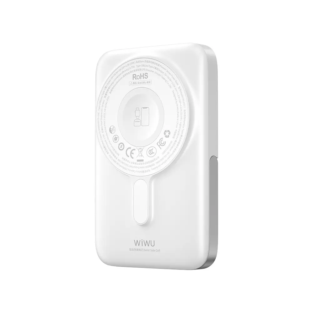 Wiwu Wi-P077 Pionner 10000mAh Standlı Powerbank, 20W PD ve 15W Kablosuz Şarj