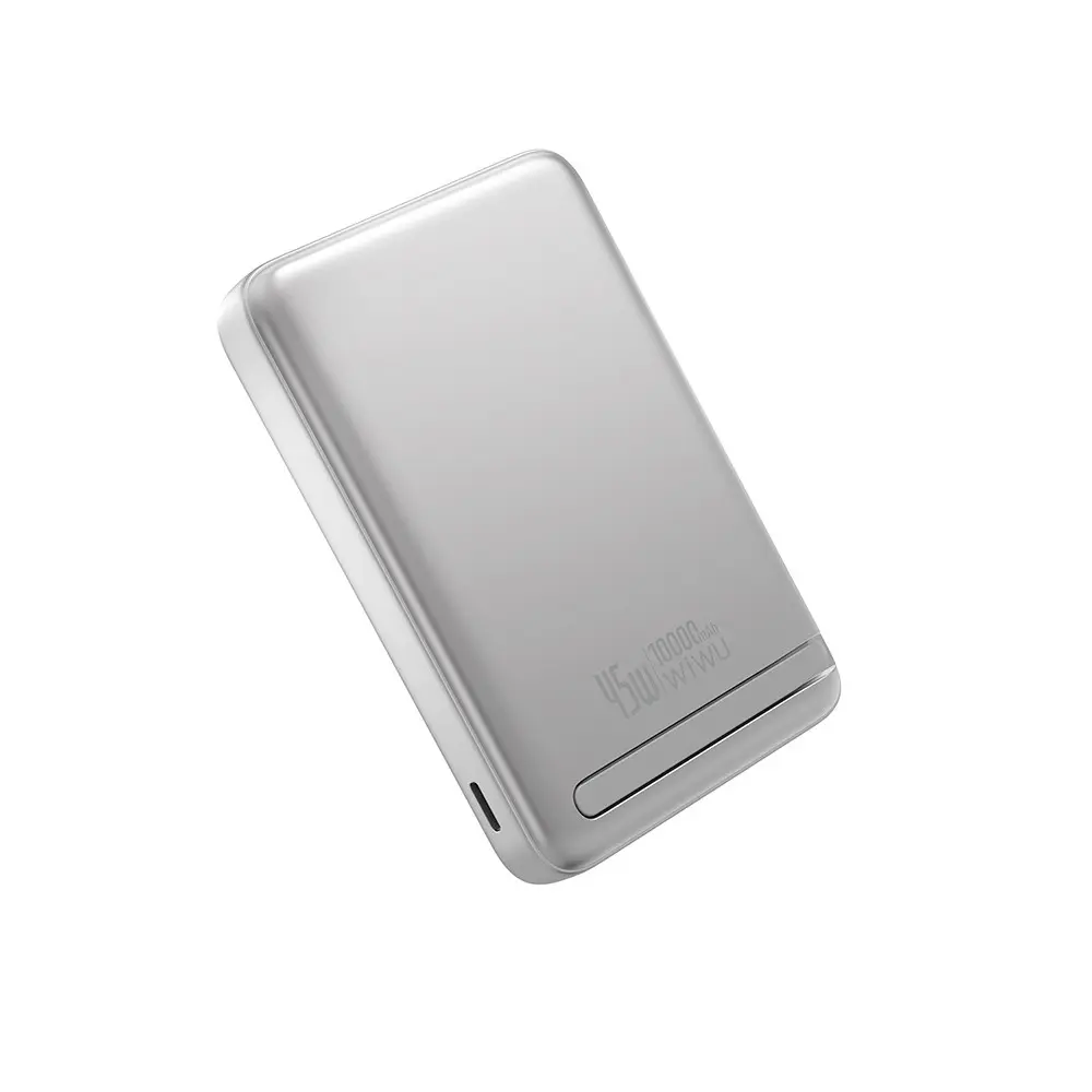 Wiwu Wi-P090 Mag Pro Qi2 Manyetik Standlı 45W Powerbank 10.000mAh