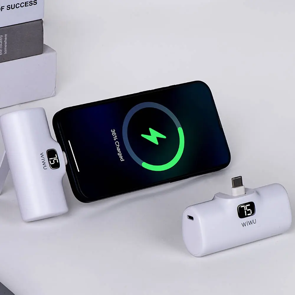 Wiwu Wi-P017 Capsule 5000mAh Standlı Lightning Powerbank