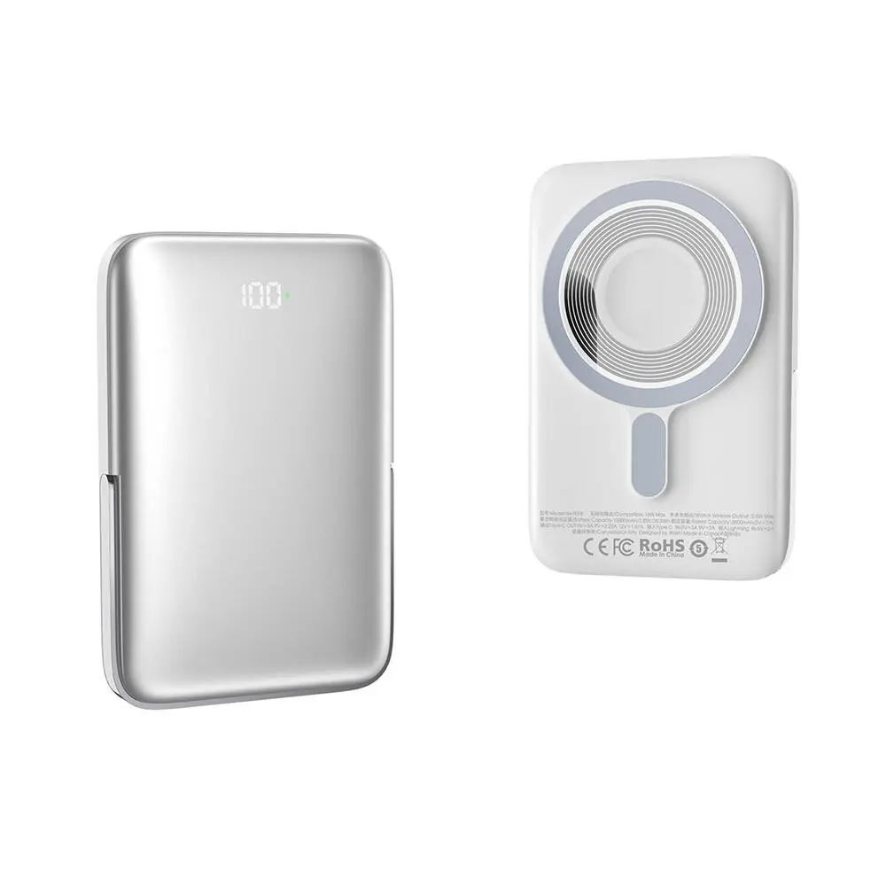 Wiwu Wi-P018 Elite 10000mAh MagSafe Uyumlu Kablosuz Powerbank