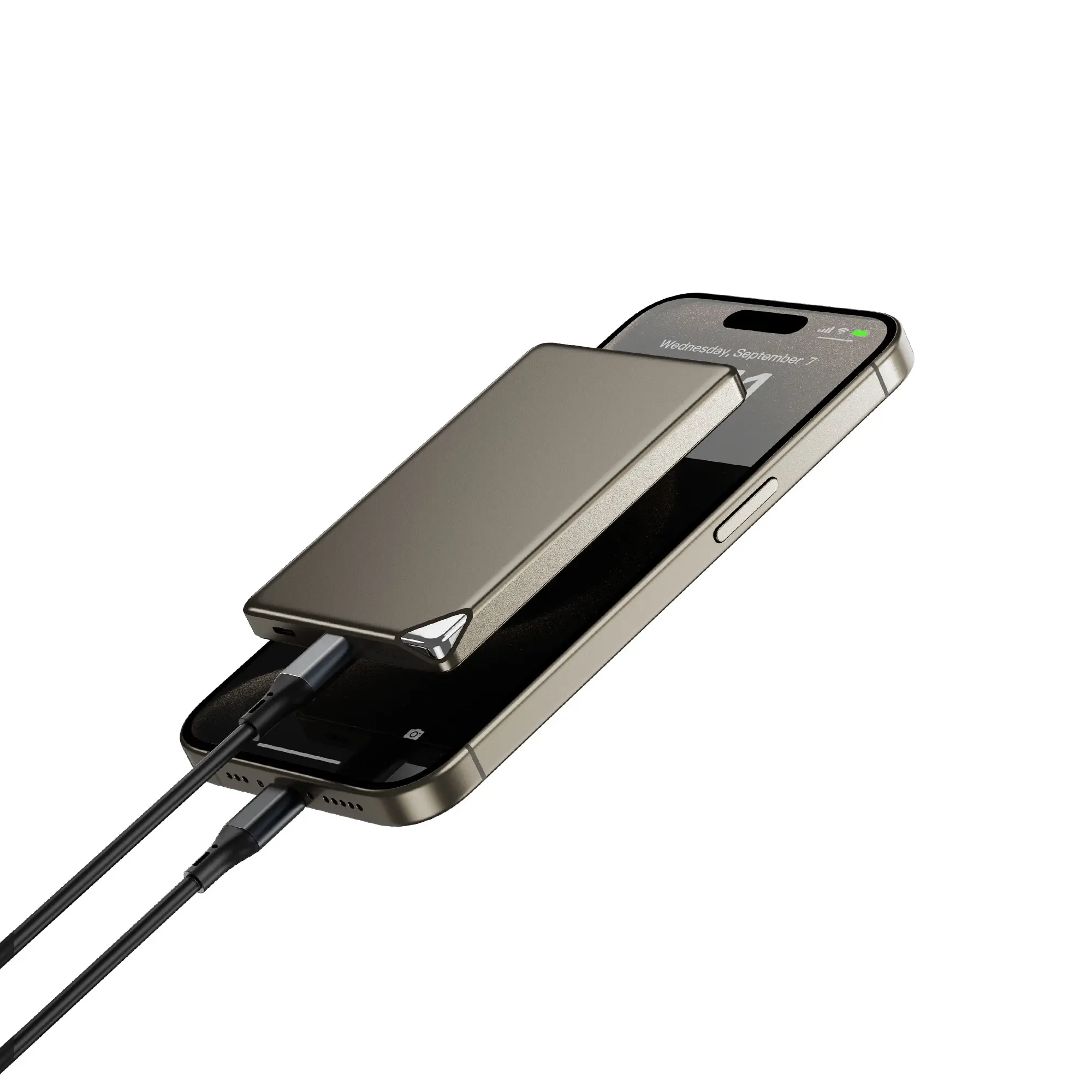 Wiwu Wi-P019 Explore 5000mAh MagSafe Uyumlu Kablosuz Powerbank, 15W