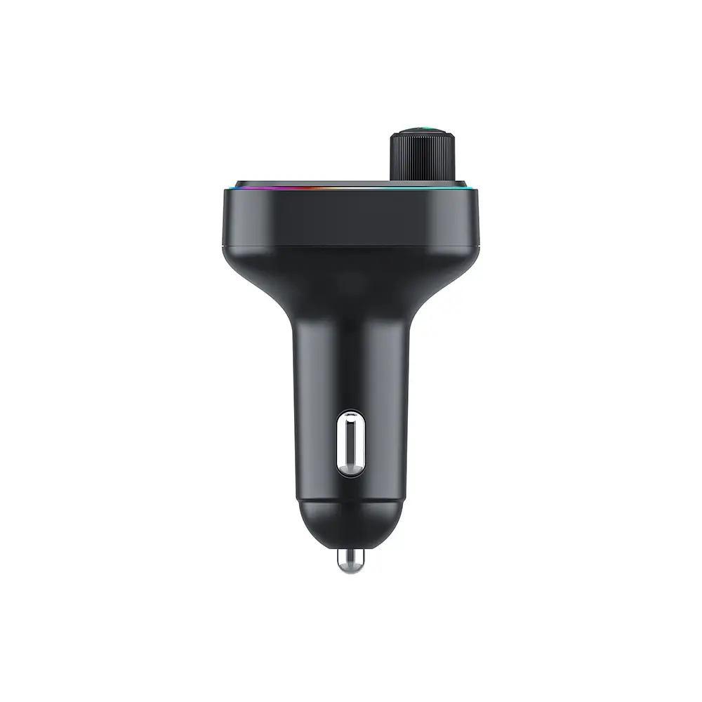 Wiwu Wi-QC031 RGB Bluetooth FM Transmitter, Type-C PD ve USB-A Araç Şarjı