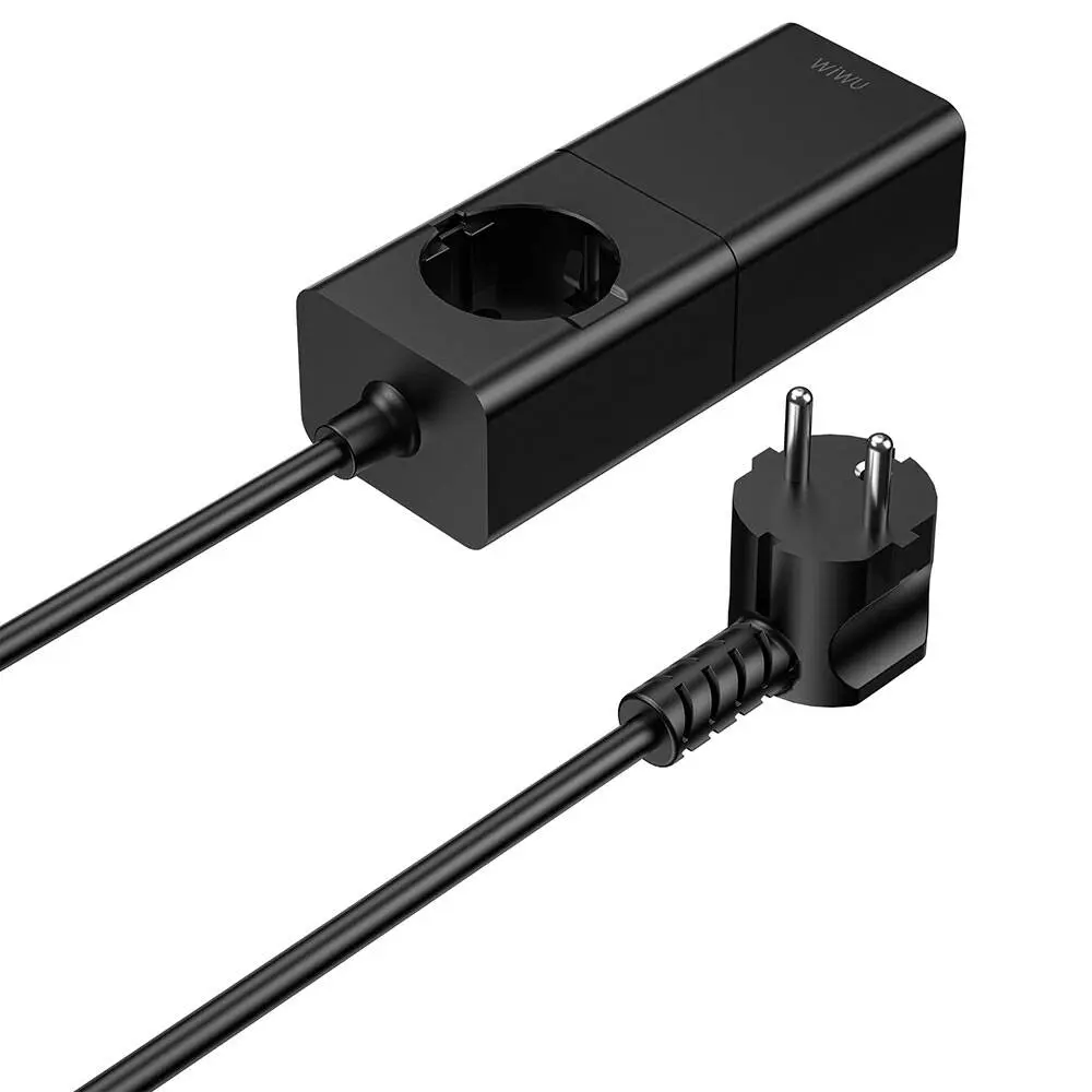 Wiwu Wi-S004 GaN Tech 100W Çift Type-C ve Çift USB-A Girişli Priz, 150 cm