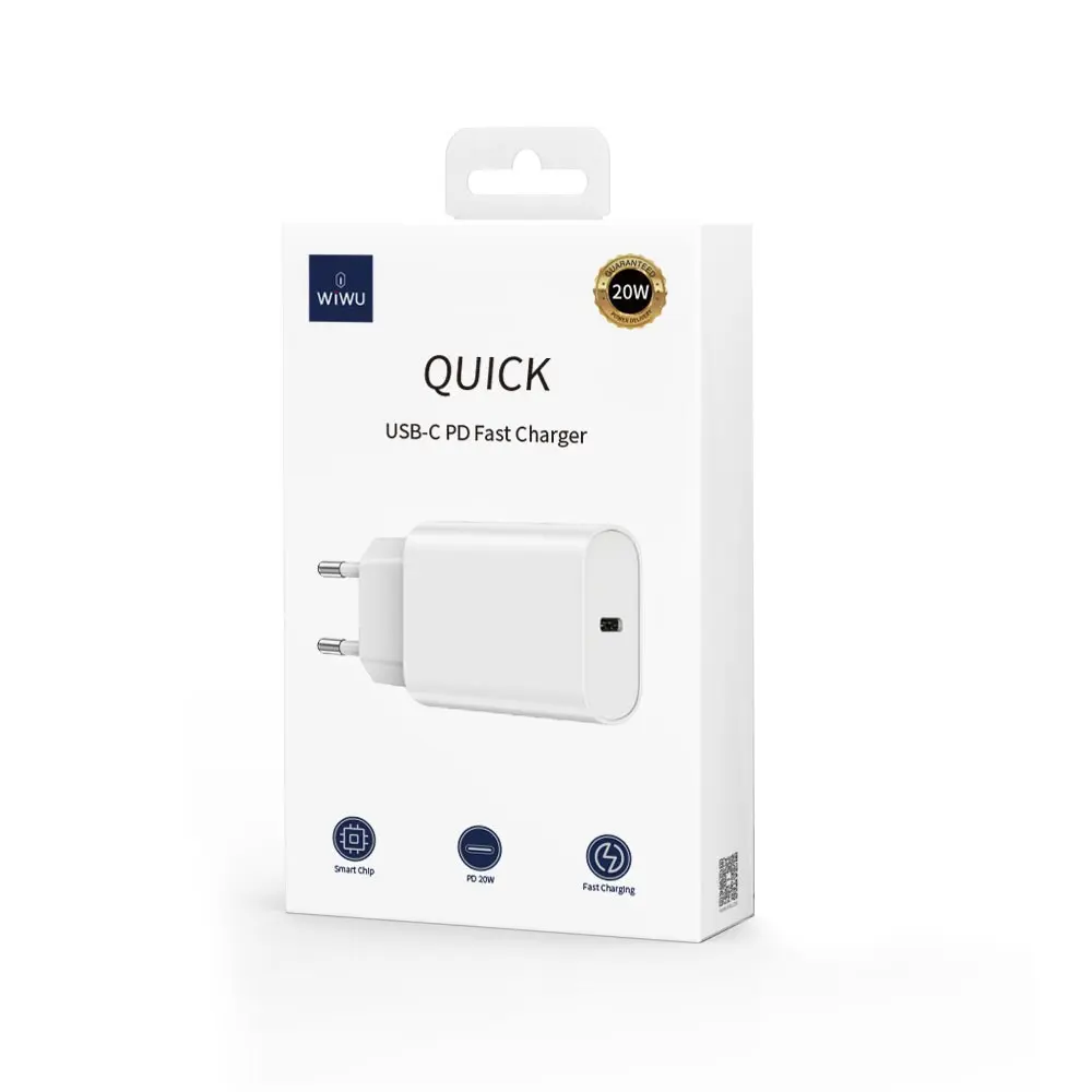 Wiwu Wi-U001 Quick 20W Type-C PD Hızlı Şarj Adaptörü