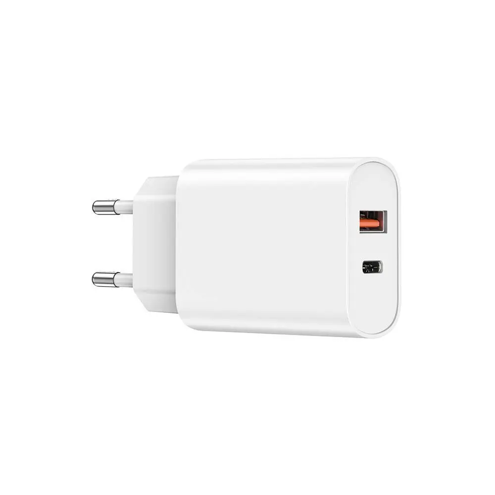 Wiwu Wi-U002 20W Type-C PD ve 18W USB-A Şarj Adaptörü, Type-C Kablo Seti