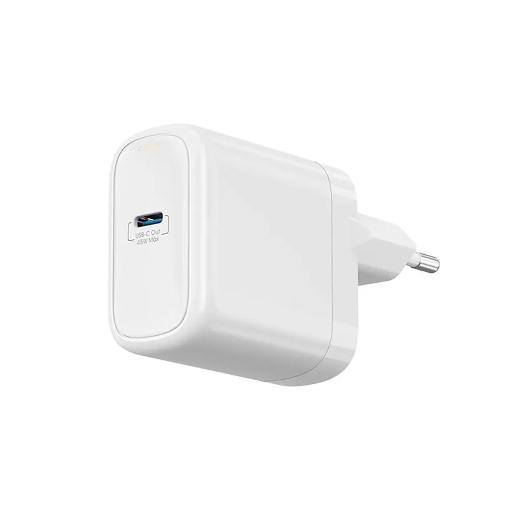 Wiwu Wi-U035 GaN Tech 45W USB-C PD ve QC 3.0 Şarj Adaptörü