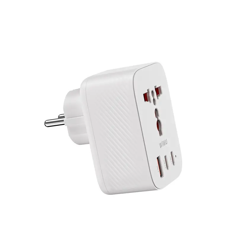 Wiwu Wi-UA007 GaN Tech 20W USB-C ve USB-A Seyahat Şarj Adaptörü