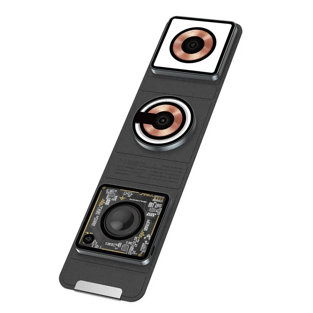 Wiwu Wi-W001 3'ü 1 Arada Katlanabilir MagSafe Kablosuz Şarj Standı