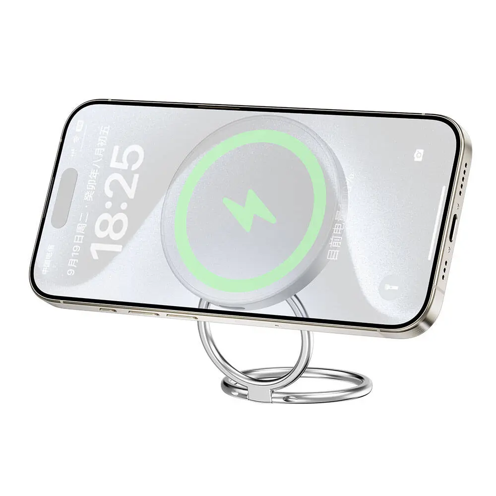 Wiwu Wi-W027 Standlı MagSafe Uyumlu Kablosuz Şarj Aleti, 15W