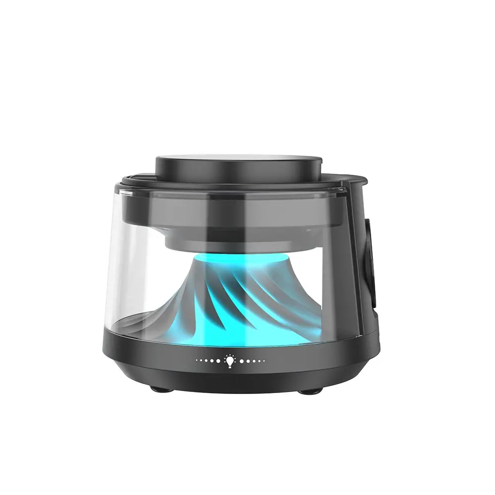 Wiwu Wi-W039 5'i 1 Arada Kablosuz Şarj Standı, Bluetooth Hoparlörlü ve Ambiyans Işıklı 15W