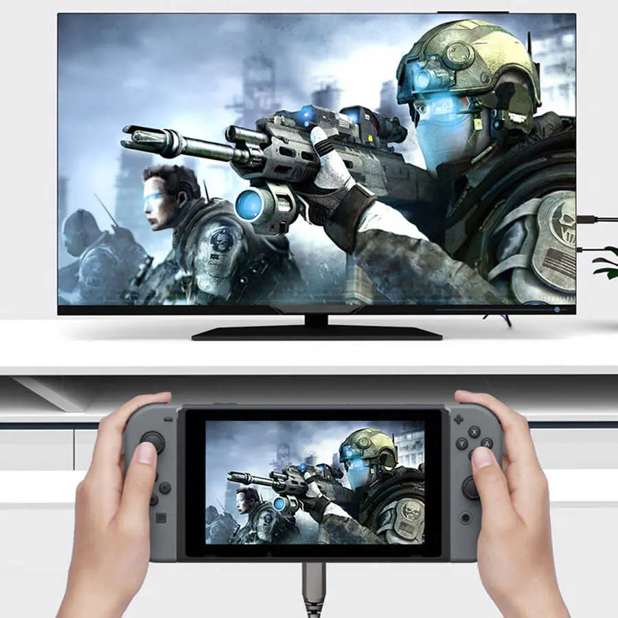 Wiwu X10 Type-C to HDMI Kablo, 4K 60 Hz ve 100W PD Destekli