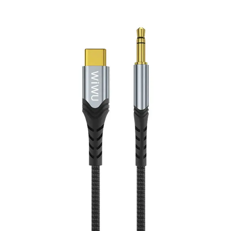 Wiwu YP-03 Type-C - 3.5 mm AUX Ses Kablosu, 1.5 m