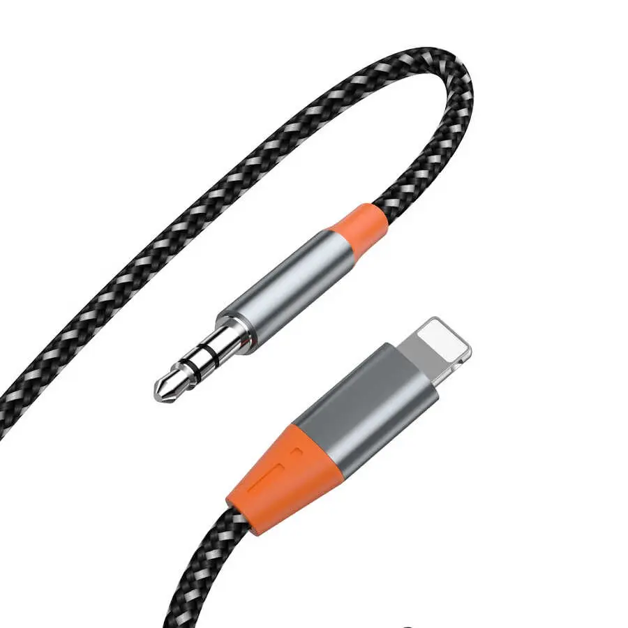 Wiwu YP06 Lightning to 3.5 mm Aux Ses Kablosu, 1.2 m