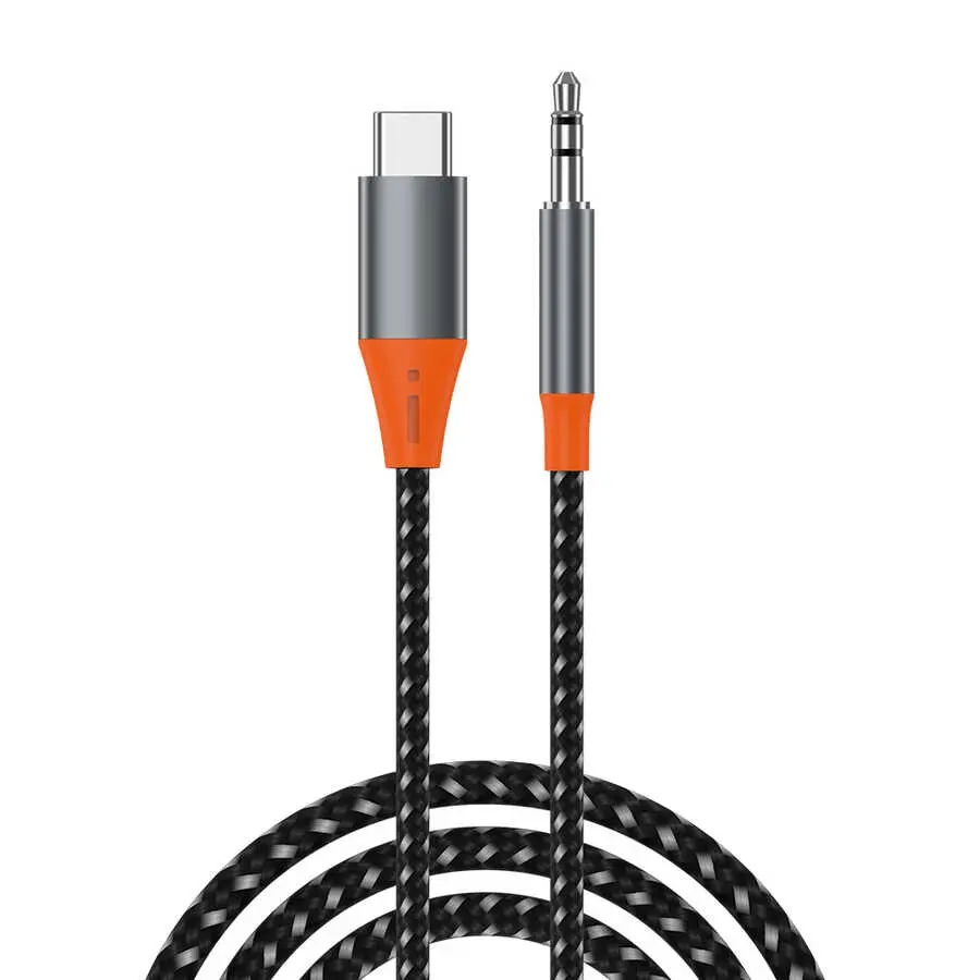 Wiwu YP07 Type-C to 3.5mm Aux Ses Kablosu, 1.2 Metre
