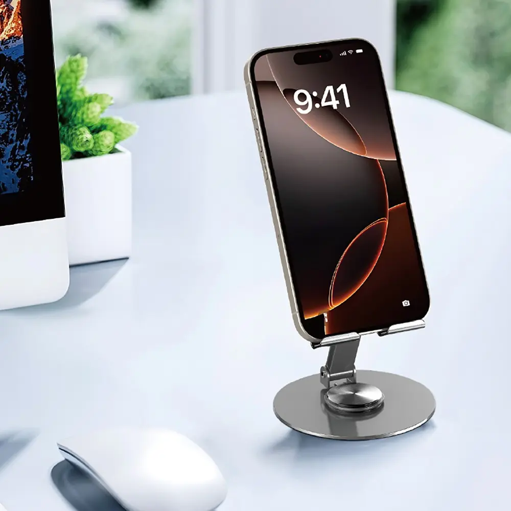 Wiwu ZM-014 Katlanabilir 360° Dönebilen Metal Telefon ve Tablet Standı