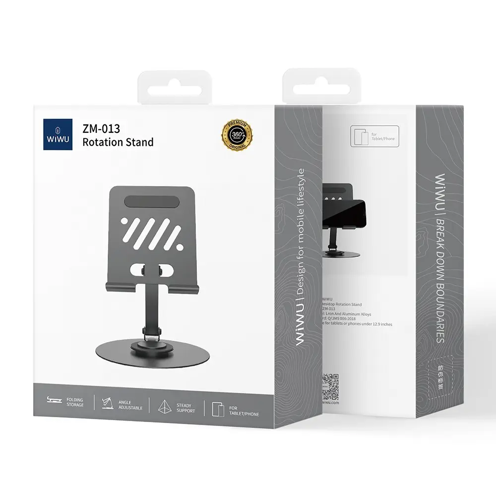 Wiwu ZM-013 Katlanabilir 360° Dönebilen Telefon ve Tablet Standı