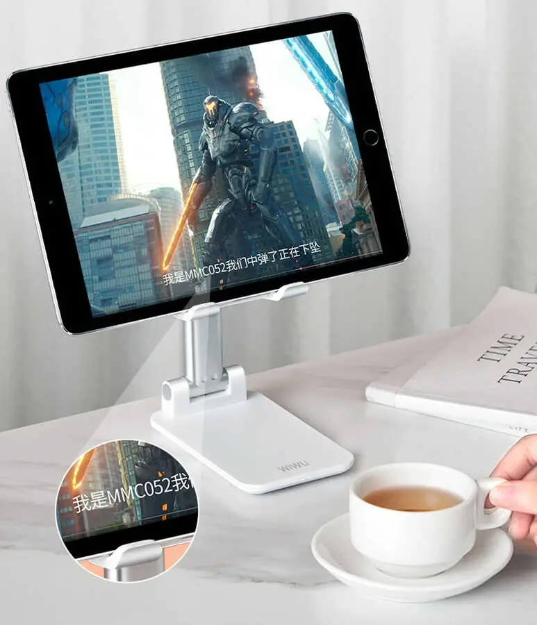 Wiwu ZM103 Katlanabilir Tablet ve Telefon Standı, 13 inç'e Kadar