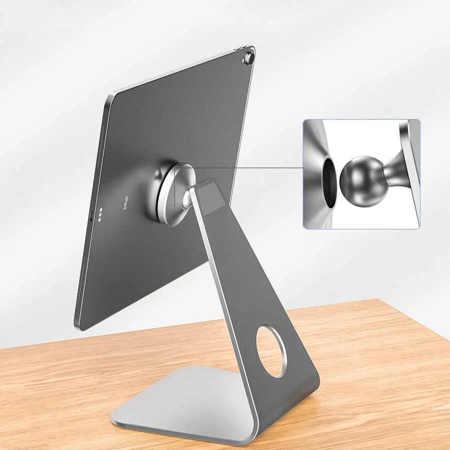 Wiwu ZM307 Masaüstü Tablet Standı, 360 Derece Dönebilen ve Mıknatıslı