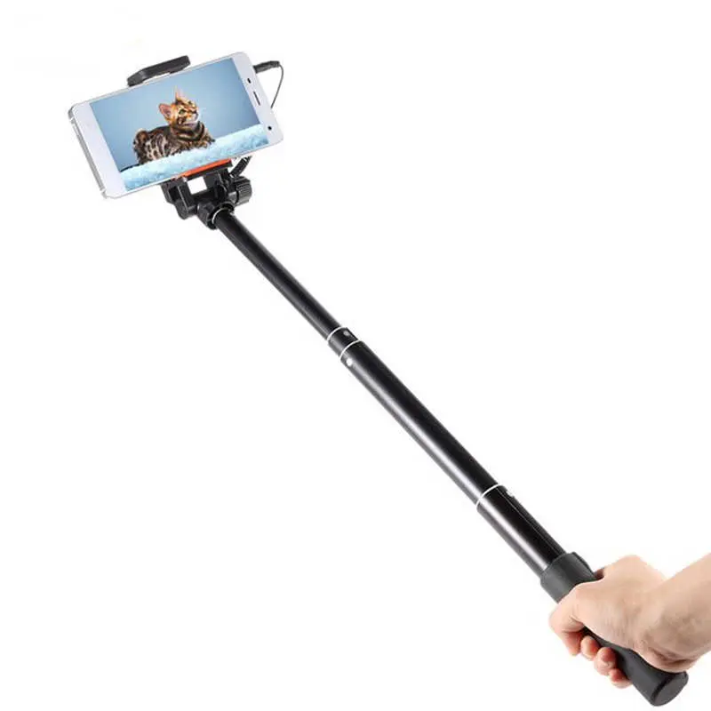 Yunteng 808 Kablolu Selfie Çubuğu, 79.5 cm Uzunluk ve Fotoğraf Çekme Tuşu