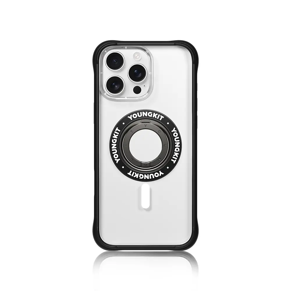 Youngkit Double Ring Manyetik 360 Derece Dönebilen Parmak Ring Stand
