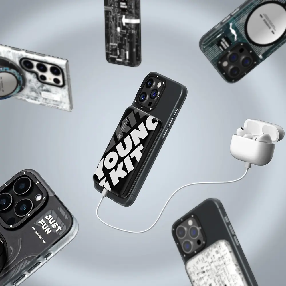 Youngkit APE 5000 mAh Manyetik Kablosuz Powerbank - 15W