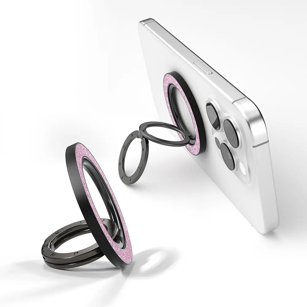 Youngkit Colorful Double Manyetik Ring Stand Telefon Tutucu
