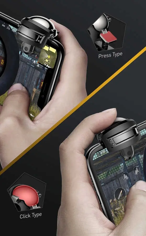 Zore Gamepad 01 Mobil Oyun Kontrol Aparatı, Çinko Alaşım Tetikli