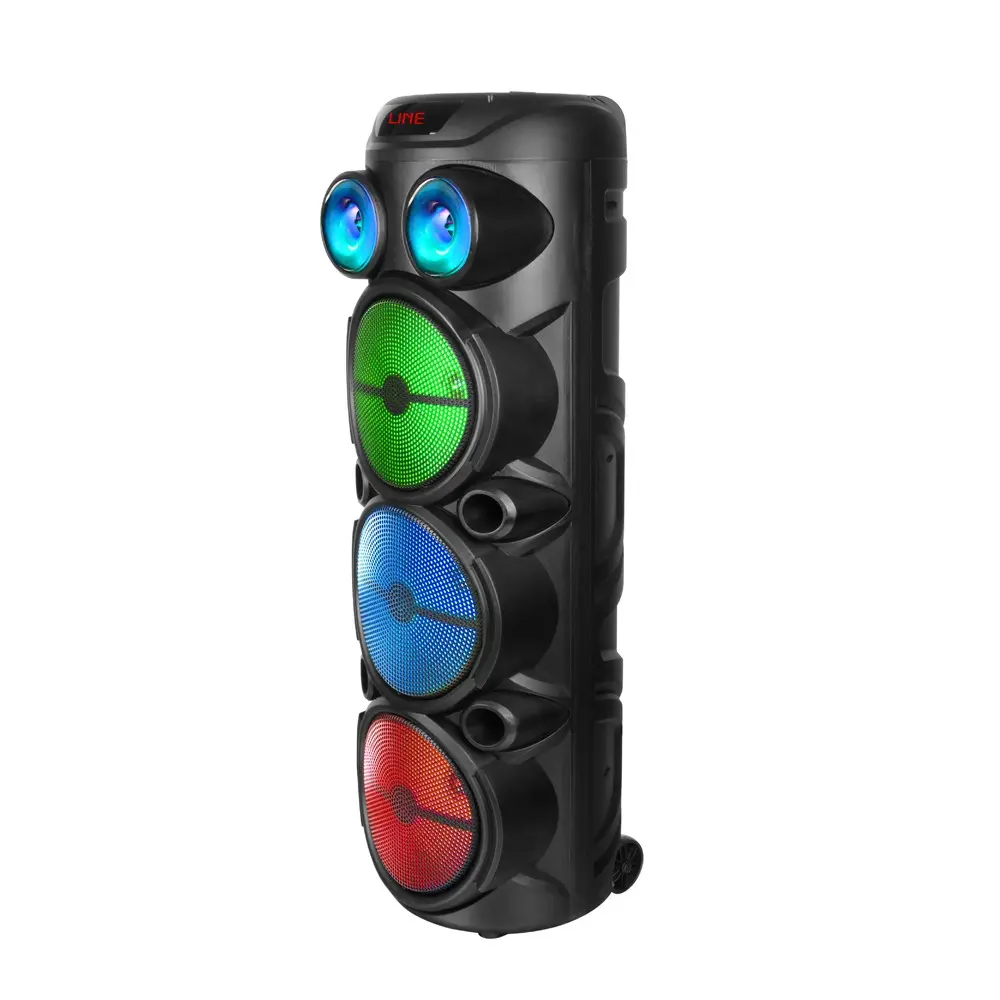 Zore GD-2887 Mikrofonlu RGB TWS Bluetooth Karaoke Hoparlör, 8 inç